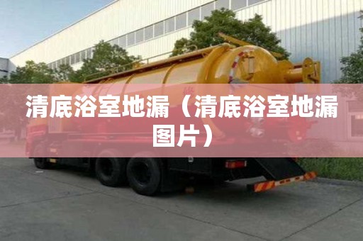清底浴室地漏（清底浴室地漏圖片）