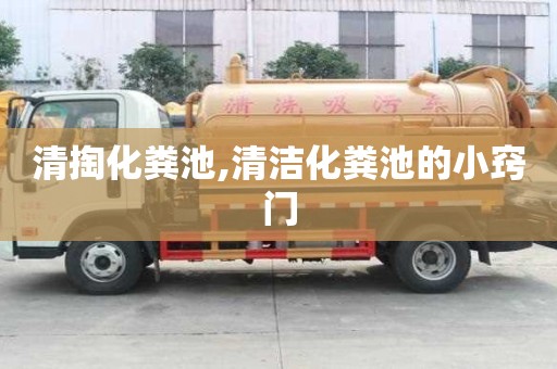清掏化糞池,清潔化糞池的小竅門