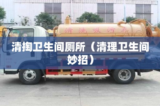 清掏衛生間廁所（清理衛生間妙招）