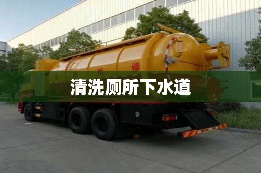 清洗廁所下水道