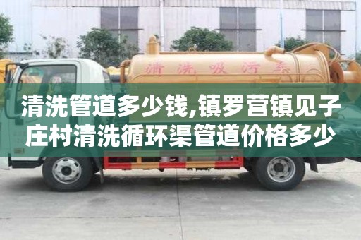 清洗管道多少錢,鎮羅營鎮見子莊村清洗循環渠管道價格多少