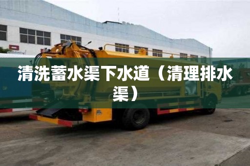 清洗蓄水渠下水道(清理排水渠) 清洗蓄水渠下水道(清理排水渠)