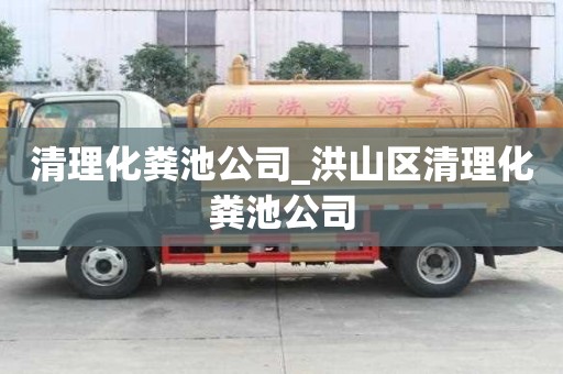 清理化糞池公司_洪山區清理化糞池公司