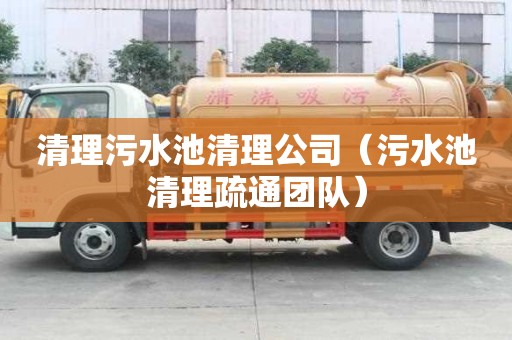 清理污水池清理公司（污水池清理疏通團(tuán)隊(duì)）
