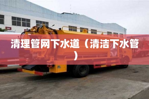 清理管網下水道(清潔下水管) 清理管網下水道(清潔下水管)