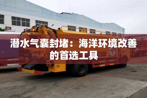潛水氣囊封堵：海洋環境改善的首選工具