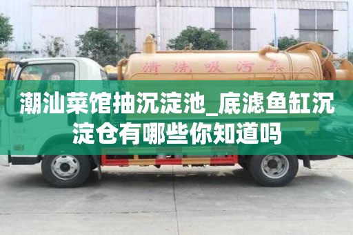 潮汕菜館抽沉淀池_底濾魚缸沉淀倉有哪些你知道嗎