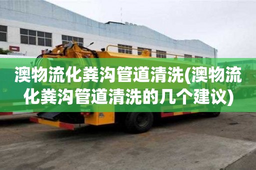 澳物流化糞溝管道清洗(澳物流化糞溝管道清洗的幾個建議)