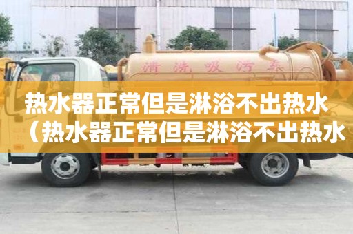 熱水器正常但是淋浴不出熱水（熱水器正常但是淋浴不出熱水噴頭）