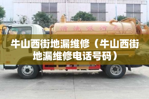 牛山西街地漏維修（牛山西街地漏維修電話號碼）