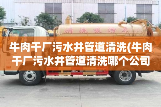 牛肉干廠污水井管道清洗(牛肉干廠污水井管道清洗哪個(gè)公司好)