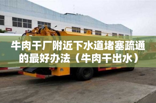 牛肉干廠附近下水道堵塞疏通的最好辦法（牛肉干出水）
