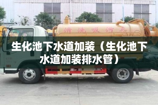 生化池下水道加裝（生化池下水道加裝排水管）