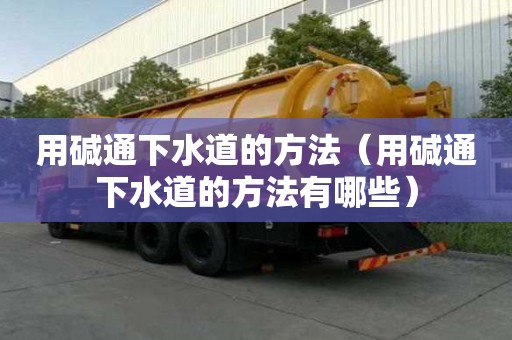 用堿通下水道的方法（用堿通下水道的方法有哪些）