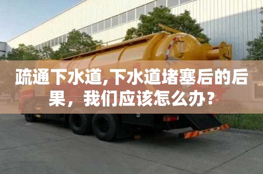 疏通下水道,下水道堵塞后的后果，我們應該怎么辦？