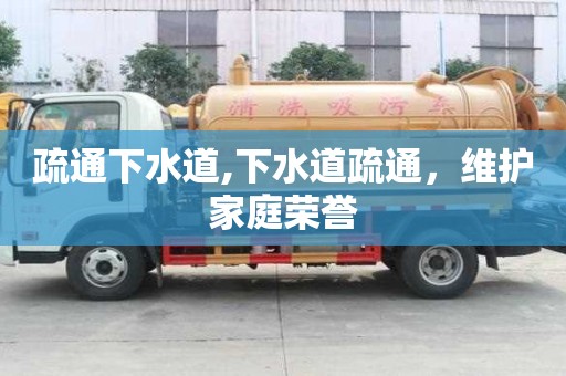 疏通下水道,下水道疏通，維護家庭榮譽