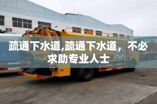 疏通下水道,疏通下水道，不必求助專業人士