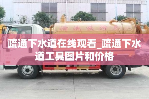 疏通下水道在線觀看_疏通下水道工具圖片和價(jià)格