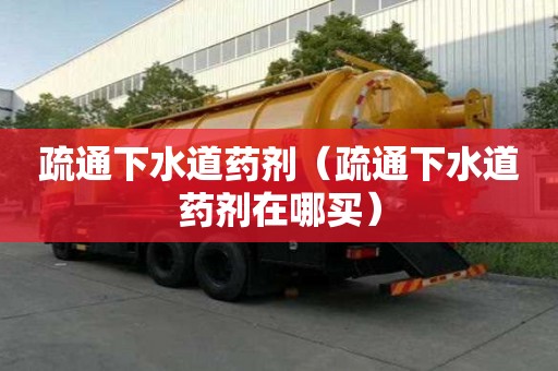 疏通下水道藥劑（疏通下水道藥劑在哪買）