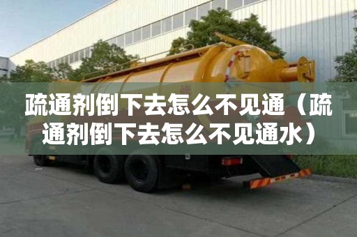 疏通劑倒下去怎么不見通（疏通劑倒下去怎么不見通水）