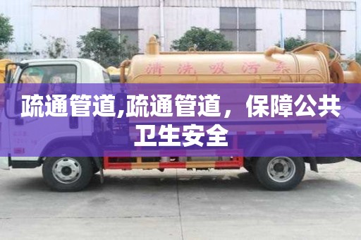 疏通管道,疏通管道，保障公共衛生安全