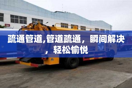 疏通管道,管道疏通，瞬間解決，輕松愉悅