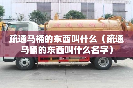 疏通馬桶的東西叫什么（疏通馬桶的東西叫什么名字）