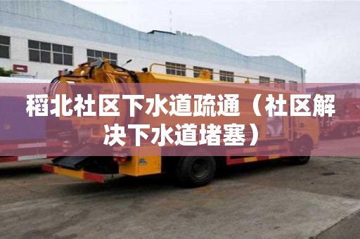 稻北社區下水道疏通（社區解決下水道堵塞）