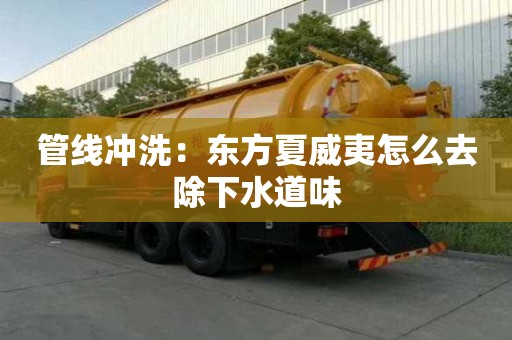 管線(xiàn)沖洗：東方夏威夷怎么去除下水道味