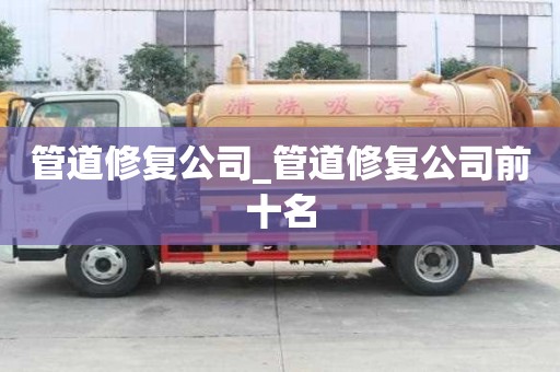 管道修復公司_管道修復公司前十名