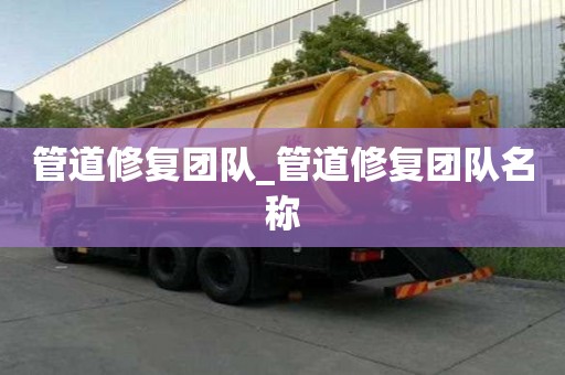 管道修復團隊_管道修復團隊名稱