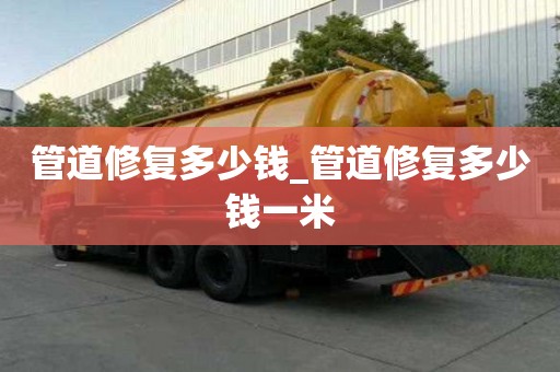 管道修復多少錢_管道修復多少錢一米
