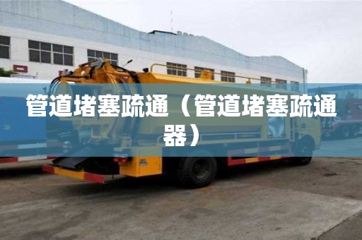 管道堵塞疏通（管道堵塞疏通器）