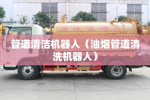 管道清潔機器人（油煙管道清洗機器人）