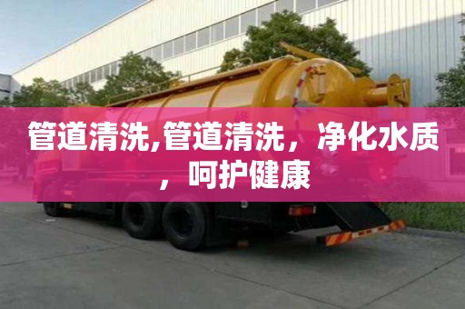 管道清洗,管道清洗，凈化水質，呵護健康