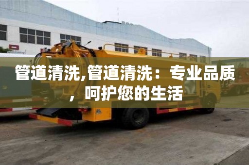 管道清洗,管道清洗：專業品質，呵護您的生活