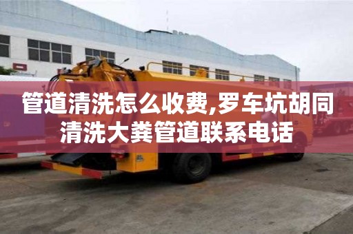 管道清洗怎么收費,羅車坑胡同清洗大糞管道聯系電話