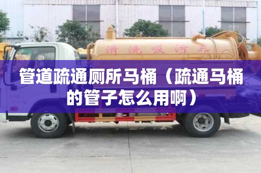 管道疏通廁所馬桶（疏通馬桶的管子怎么用啊）