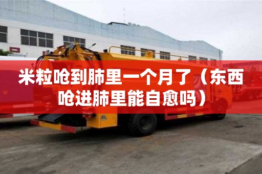 米粒嗆到肺里一個(gè)月了（東西嗆進(jìn)肺里能自愈嗎）