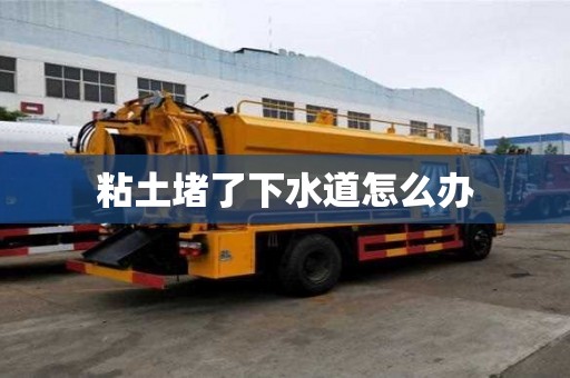 粘土堵了下水道怎么辦