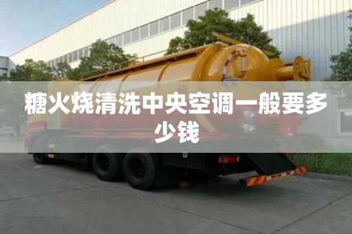 糖火燒清洗中央空調(diào)一般要多少錢