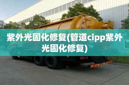紫外光固化修復(管道cipp紫外光固化修復)