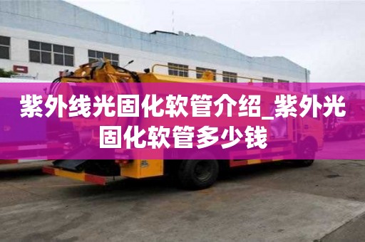 紫外線光固化軟管介紹_紫外光固化軟管多少錢