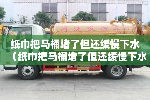 紙巾把馬桶堵了但還緩慢下水（紙巾把馬桶堵了但還緩慢下水怎么才能疏通）