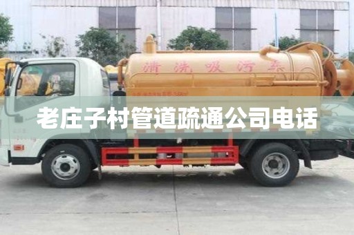 老莊子村管道疏通公司電話