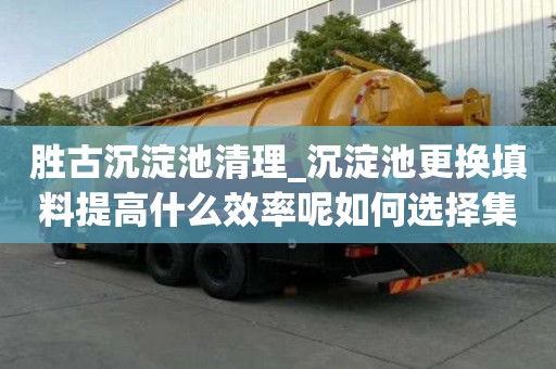 勝古沉淀池清理_沉淀池更換填料提高什么效率呢如何選擇集合