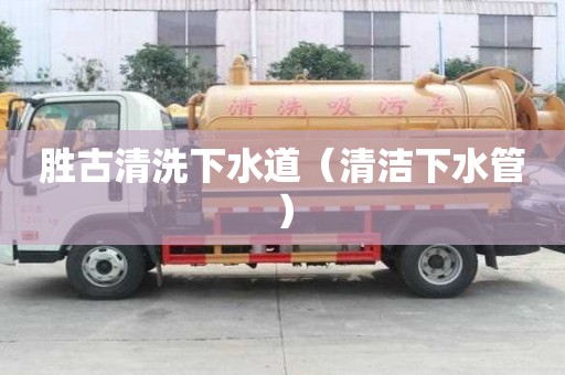 勝古清洗下水道（清潔下水管）