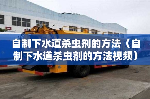 自制下水道殺蟲劑的方法（自制下水道殺蟲劑的方法視頻）