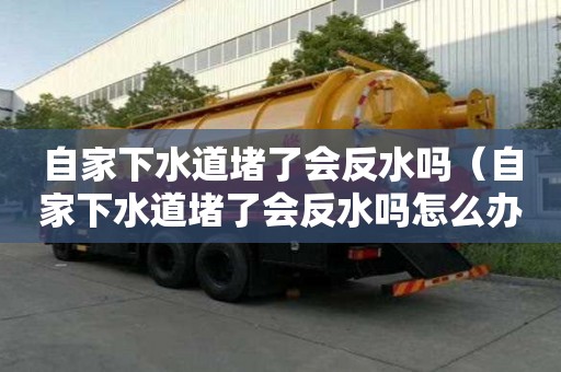 自家下水道堵了會反水嗎（自家下水道堵了會反水嗎怎么辦）
