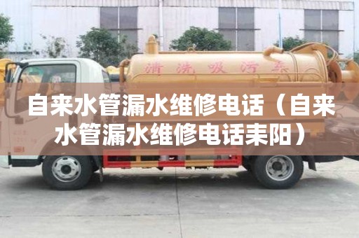 自來水管漏水維修電話（自來水管漏水維修電話耒陽）